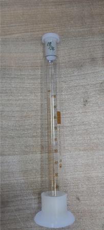 Цилиндр мерный 4а-100-2, 100 мл, пластиковая пробка, шлиф 19/26