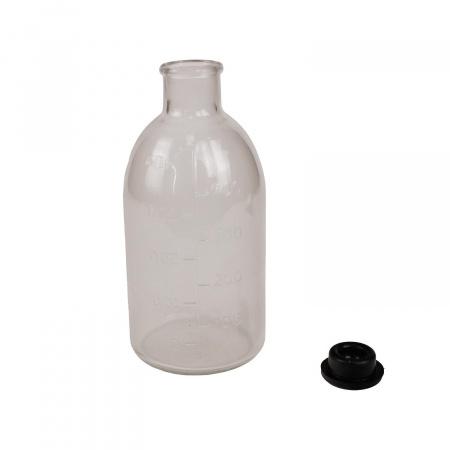 Бутылка для крови, трансфузионных и инфузионных препаратов 450 мл, гладк., светлое стекло, горло G34, 15 шт/упак