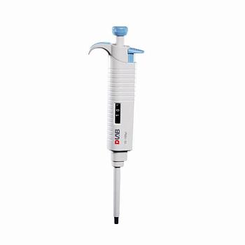 Дозатор (пипетка механическая) 1-кан пост объема DLab, автоклавируемый, 10 мкл