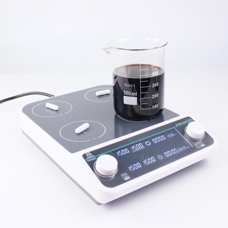 4-х местная магнитная мешалка без нагрева c ЖК-дисплеем 5Drops-MMS-4PRO на 500 мл