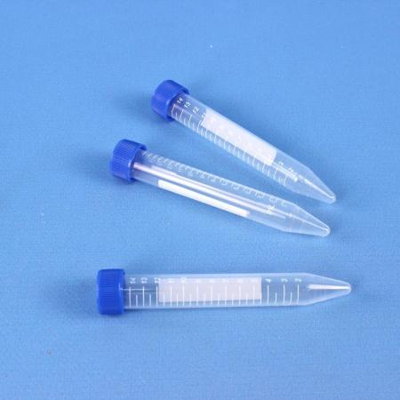 Пробирка коническая 15 мл, 17х121 мм, п/п, нестерил., с град-ой., с винт., крышкой и этикеткой, M.Med, 100 шт/упак