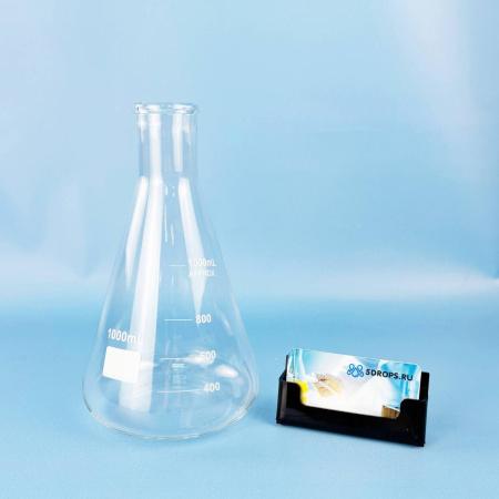 Колба коническая (Эрленмейера) 5drops КН-2-1000-42, 1000 мл, горло 42 мм, стекло Boro 3.3, без шлифа