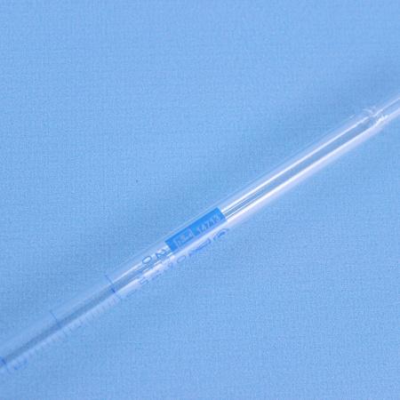 Пипетка градуированная 4-2-1-10, 10 мл, полный слив, с расширением, 1-го кл.точности, 5 шт/упак, (ГОСТ 29227-91)