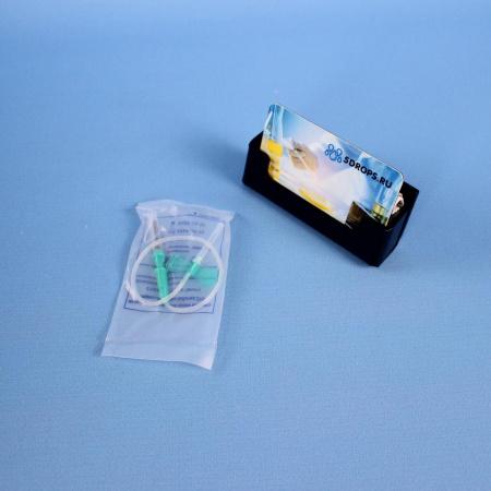 Катетер-бабочка, соединенный с луер-адаптером 21G, Bodywin, 100 шт/упак