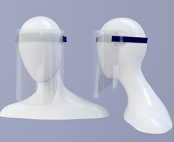 Защитная прозрачная маска для лица, щиток маска