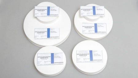 Фильтры обеззоленные "Синяя лента", диаметр 150 мм, 100 шт/упак