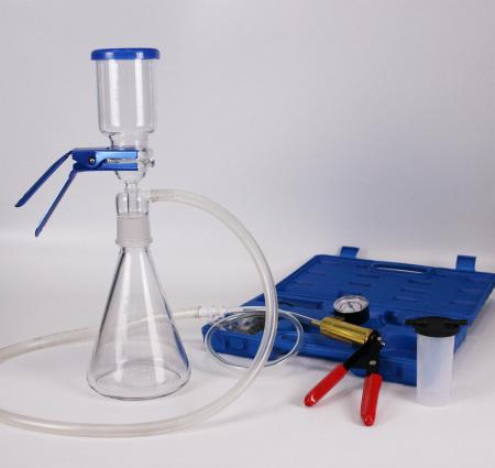 Система вакуумной фильтрации 5Drops - "MicroFiltr" на 2000 мл + ручной насос, 0 - 30 PSI