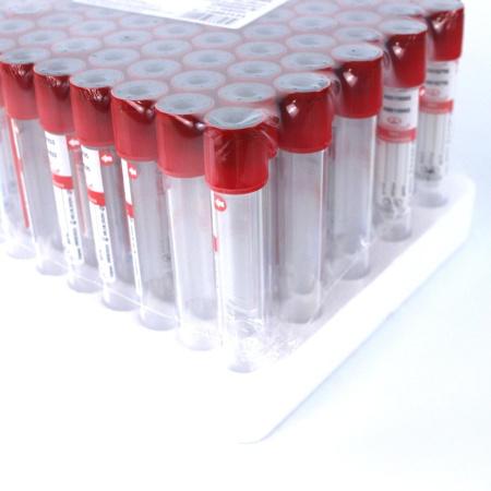 Пробирки вакуумные без наполнителя 9 мл, 16х100 мм, пластик, 100 шт/упак, для исследования сыворотки, MMed