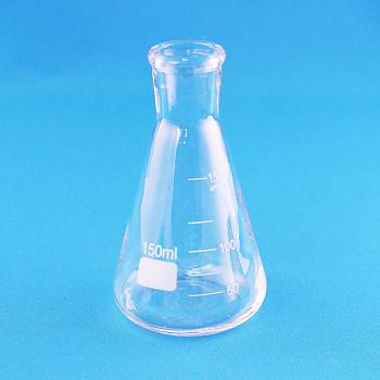 Колба коническая (Эрленмейера) 5drops КН-2-150-22, 150 мл, горло 22 мм, стекло Boro 3.3, без шлифа Колба коническая (Эрленмейера) 5drops КН-2-150-22, 150 мл, горло 22 мм, стекло Boro 3.3, без шлифа
