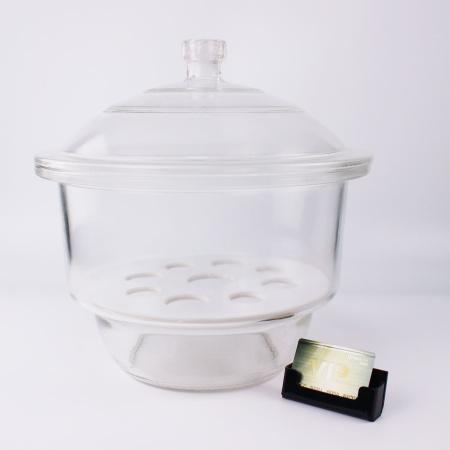 Эксикатор вакуумный 5drops 1-300 мм, 300 мм, с краном, светлое стекло