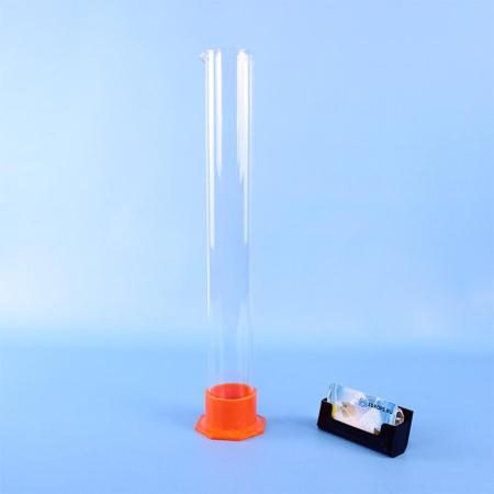 Цилиндр для ареометров, 500 мл, без делений, с пластиковым основанием