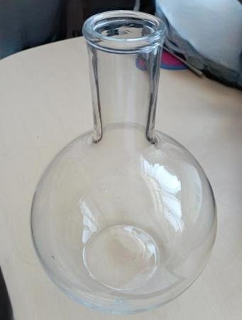 Уценка: Колба плоскодонная 5drops П-2-5000, 5000 мл, стекло Boro 3.3, без шлифа CH, скол