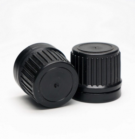 Крышка для капельных флаконов, горло G18, без капельницы, пластик, с кпв - В наличии