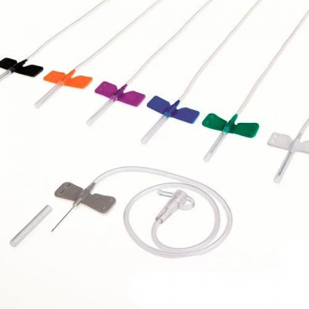 Канюля инфузионная (Игла бабочка) стерильная 25G VM 100 шт в уп. - Под заказ