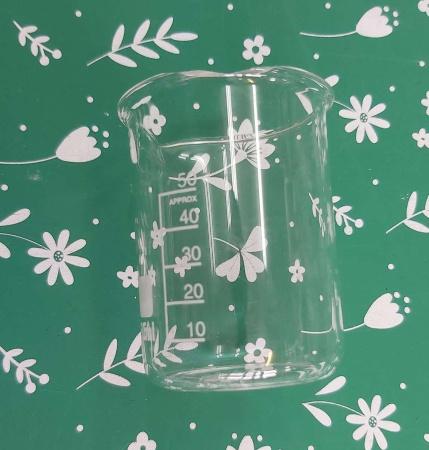 Уценка Стакан лабораторный низкий 5drops Н-1-50, 50 мл, стекло Boro 3.3, градуированный - В наличии