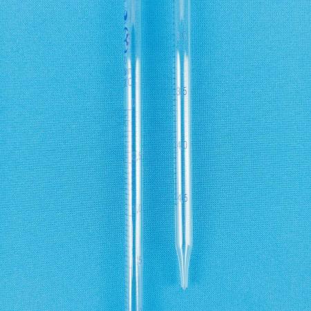 Пипетка градуированная 3-1-2-5, объем 5 мл, полный слив, исп. прямое, 2 класс, 10 шт/упак