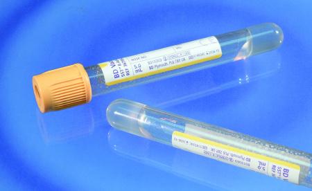 Пробирки вакуумные для исследования сыворотки c активатором свертывания и гелем,16х100 мм, 8,5 мл, пластик, 100 шт/уп