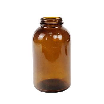 Банка для таблеток, 500 мл, темное стекло, винтовое горло GPI53-400, без крышки, 60 шт/упак Банка для таблеток, 500 мл, темное стекло, винтовое горло GPI53-400, без крышки, 60 шт/упак