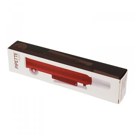 Помпа для пипетки (пипетатор поршневой) до 25 мл, красный