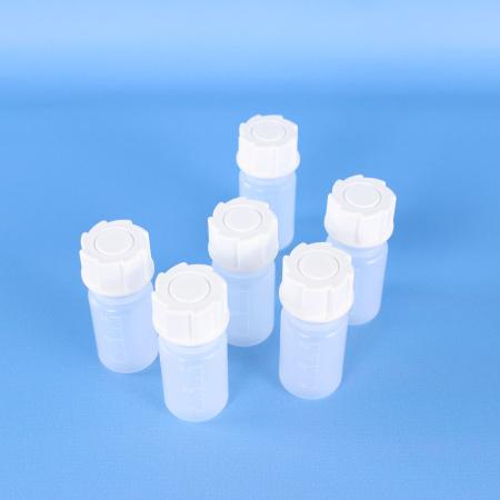 Банка для реактивов, 50 мл, ПП, широкое горло, градуированная, 10 шт/упак