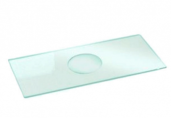 Стекло предметное, 26х76 мм, с лункой и шлифованными краями, 50 шт/упак Стекло предметное, 26х76 мм, с лункой и шлифованными краями, 50 шт/упак