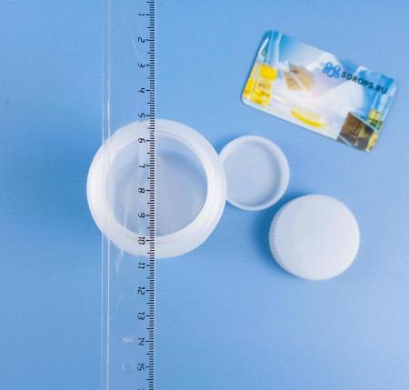 Банка, 250 мл, ПЭ, с винтовой крышкой и прокладкой