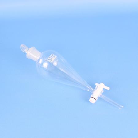 Воронка делительная грушевидная ВД-3-250, 250 мл, с фторопластовым краном, ISO 4800 - В наличии