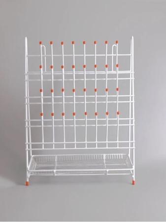 Сушилка для посуды на 32 предмета, металл, Greetmed - В наличии