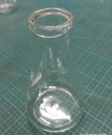 Уценка: Колба коническая (Эрленмейера) 5drops КН-2-150-22, 150 мл, горло 22 мм, стекло Boro 3.3, без шлифа - В наличии