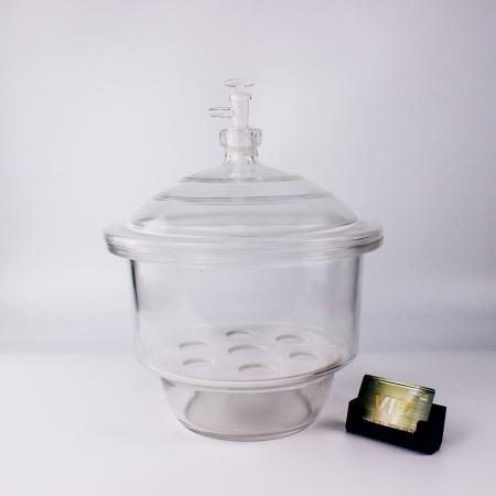 Эксикатор вакуумный 5drops 1-240 мм, 240 мм, с краном, светлое стекло