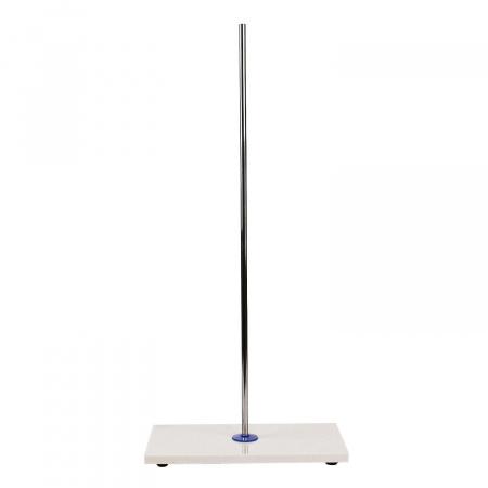 Основание штатива 300x150x30 мраморное белое со штырем "СТАНДАРТ" - В наличии