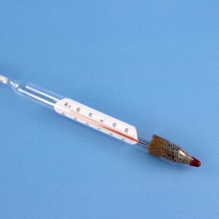 Ареометр для спирта АСПТ (0...60%), с термометром, (ГОСТ 18481-81)