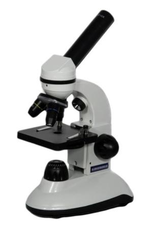 Монокулярный микроскоп Биомед-2М, увел. 40х-800х, учебный, с рег. удост-ем., - В наличии