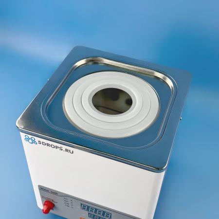 Водяная баня одноместная 5drops-1S на 3 литра, с защитой от перегорания без воды