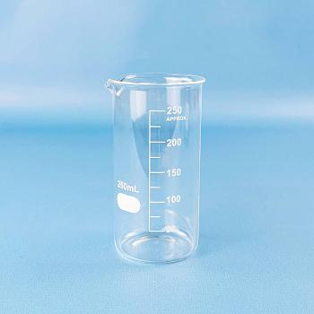 Стакан лабораторный высокий 5drops В-1-250, 250 мл, стекло Boro 3.3, градуированный
