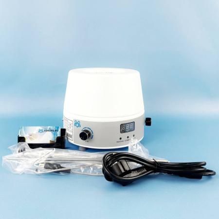 Колбонагреватель с магнитной мешалкой 5drops-250DS на 250 мл, с цифровым дисплеем и внешним датчиком температуры