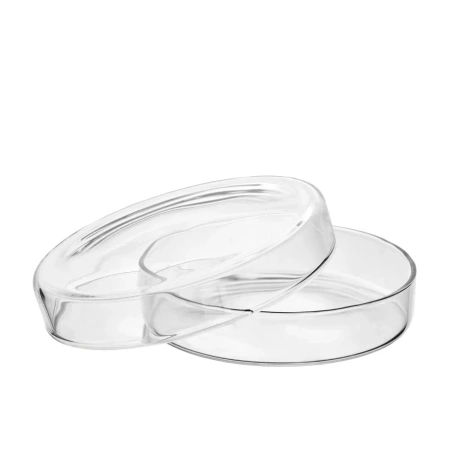 Чашка Петри, 90/18 мм, нестерильная, стекло Boro 3.3, 10 шт/упак Чашка Петри, 90/18 мм, нестерильная, стекло Boro 3.3, 10 шт/упак