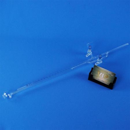 Бюретка с краном 1-2-2-2-0,01, 2 мл, (микробюретка)