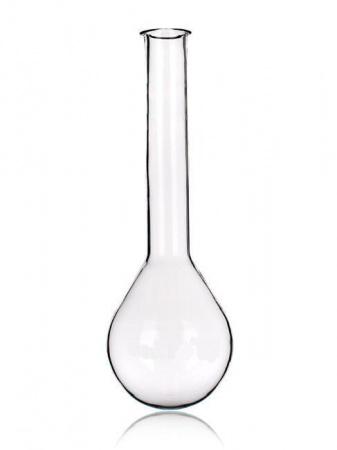 Колба грушевидная (Къельдаля) с цилиндрической горловиной, 500 мл, без шлифа - В наличии