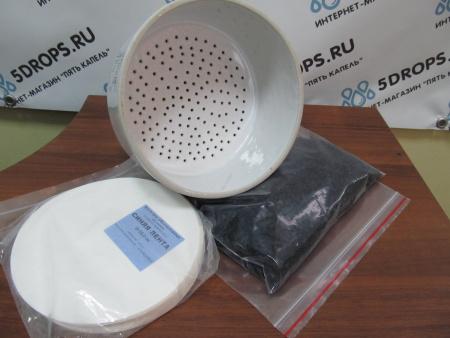 Фильтры обеззоленные "Синяя лента", диаметр 180 мм, 100 шт/упак