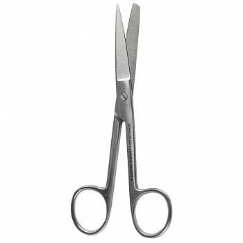 Ножницы с одним острым концом, прямые, 145 мм, 1 шт