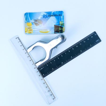 Клипса металлическая на сферические шлифы 35 мм Клипса металлическая на сферические шлифы 35 мм