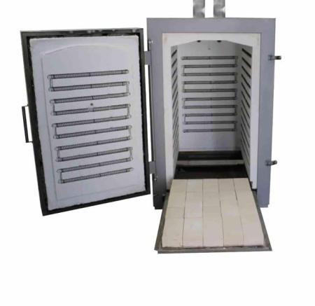 Муфельная печь 500 л, +200/+1100 °C, с многоступенчатым микропроцессорным терморегулятором и вытяжкой, выход на ПК