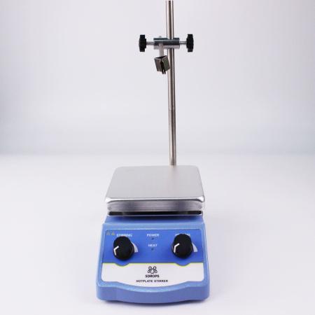 Магнитная мешалка с нагревом на 1 литр 5drops-HS-12, плита 120х120 мм - В наличии