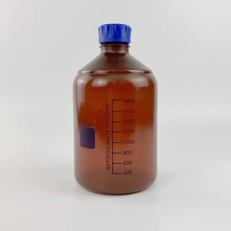 Банка для реактивов 5drops GL45, 2000 мл, полипропилен, темная, с синей винтовой крышкой - Под заказ