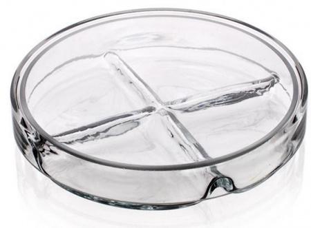 Чашка Петри, 90/20 мм, нестерильная, 4 секции, стекло, 40 шт/упак - Под заказ