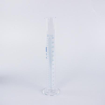 Цилиндр мерный 1-250-2, 250 мл, со стеклянным основанием, с носиком, (ГОСТ 1770-74)