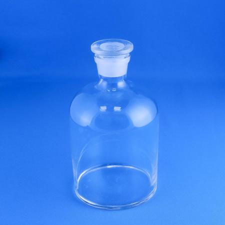 Склянка (штанглас) 5drops, 1000 мл, светлое стекло, с притёртой пробкой, узкое горло - В наличии