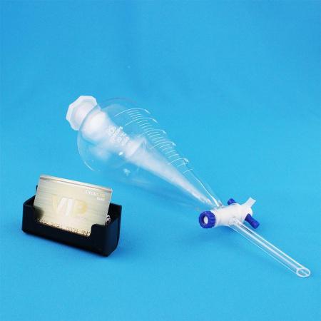 Воронка делительная грушевидная 5drops ВД-3-500, 500 мл, с делениями, с фторопластовым краном