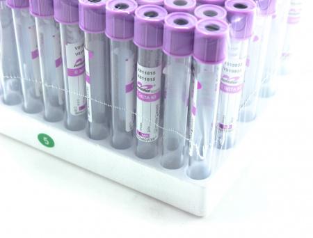 Пробирки с ЭДТА К2, 6 мл, 13х100 мм, пластик, для гематологических исследований, Improvacuter, 100 шт/упак
